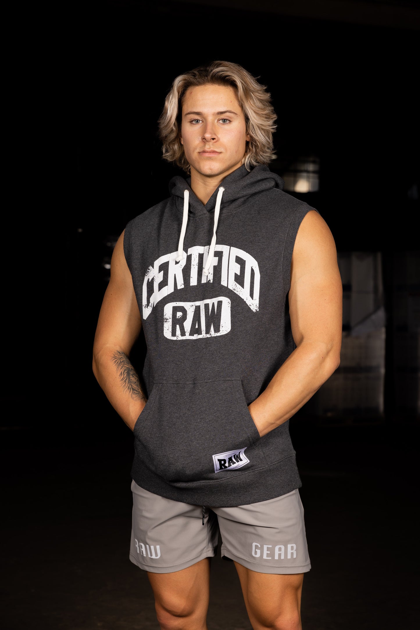Certified Raw Sleeveless Hoodie