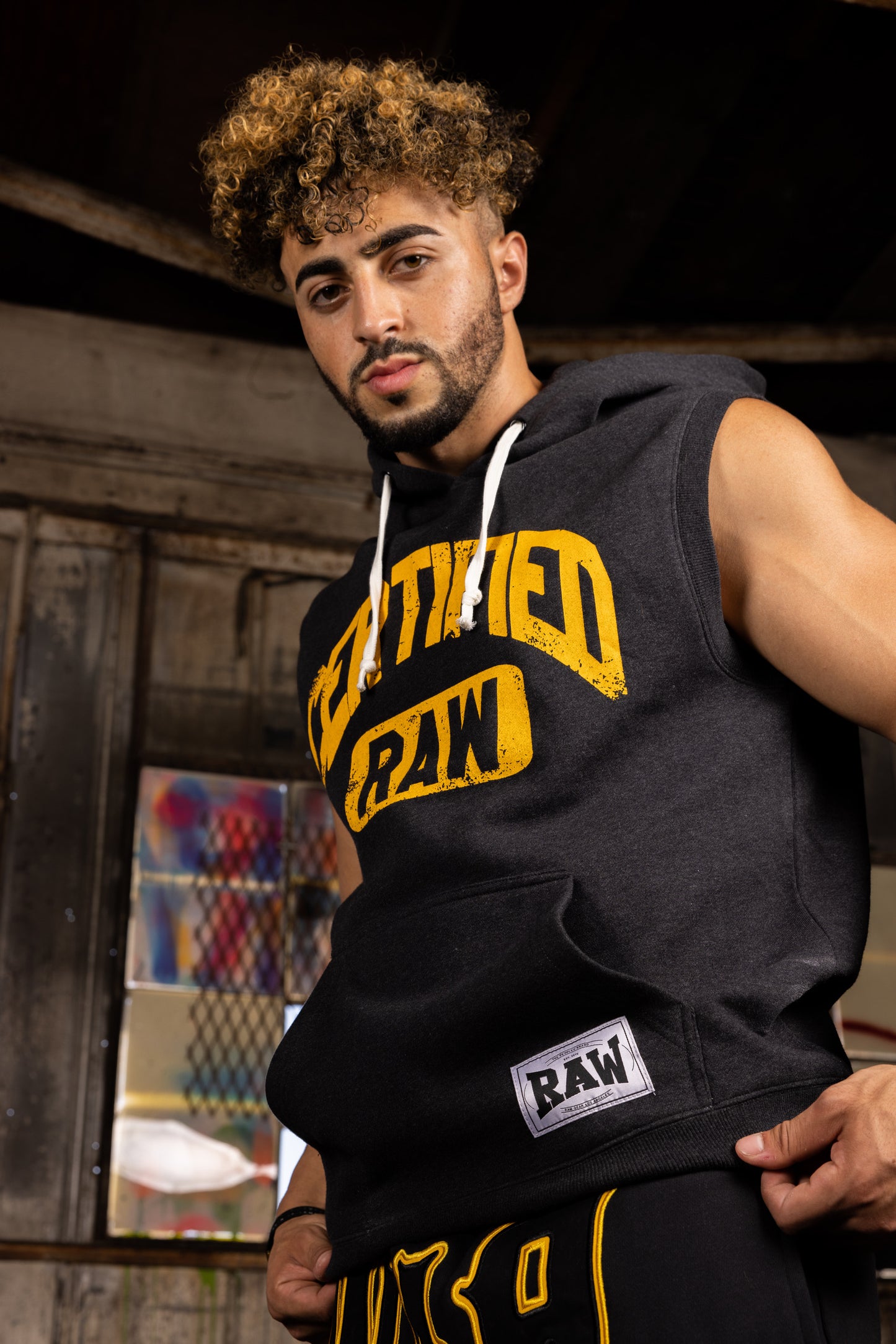 Certified Raw Sleeveless Hoodie