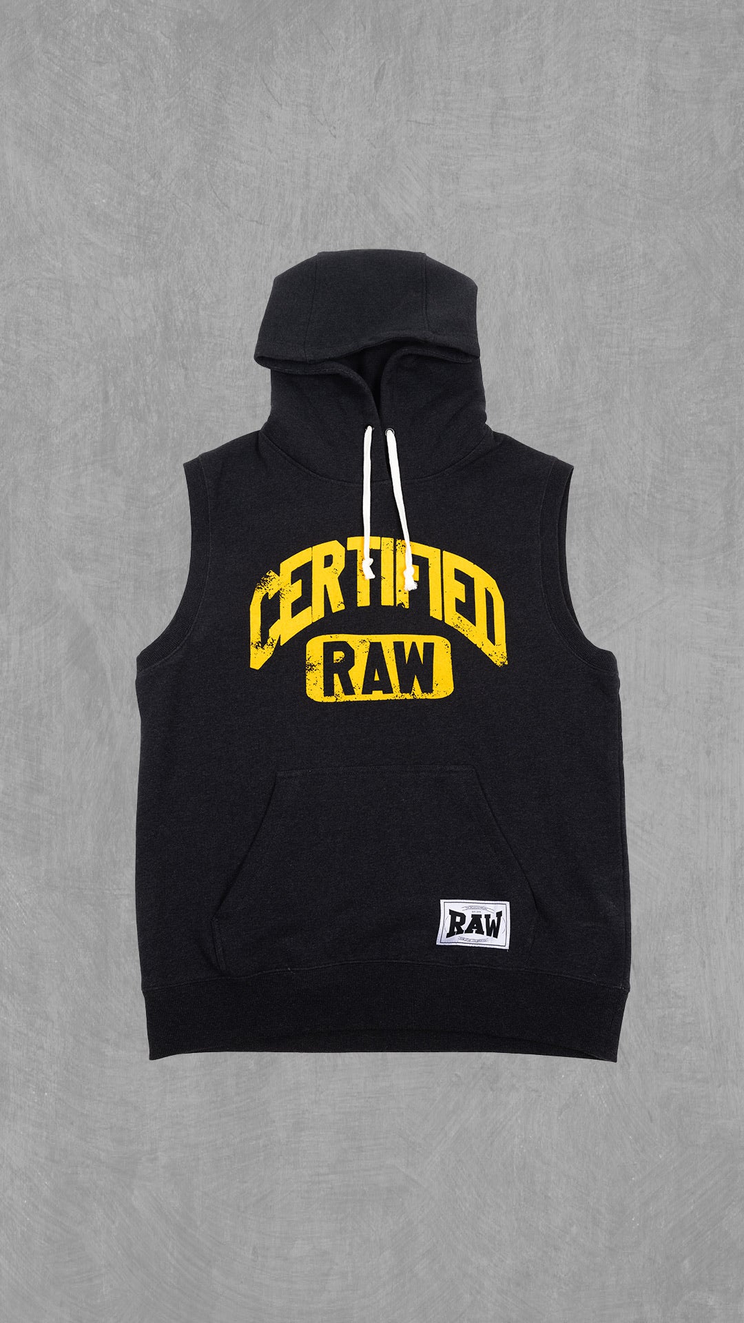 Certified Raw Sleeveless Hoodie