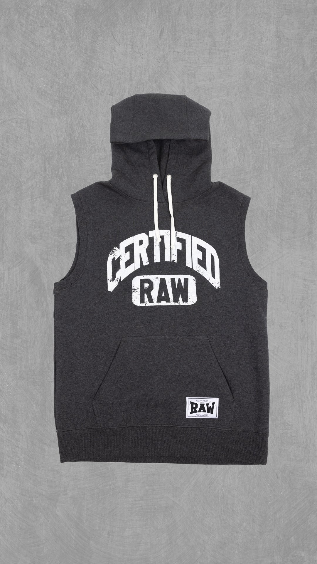 Certified Raw Sleeveless Hoodie