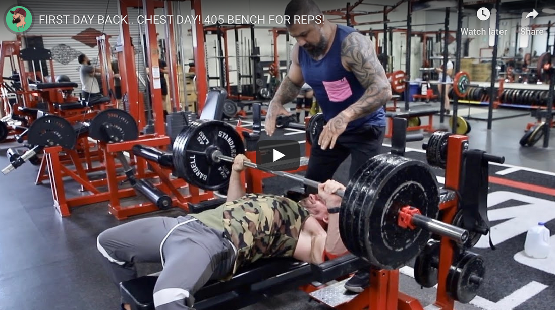 405 Bench For Reps!!