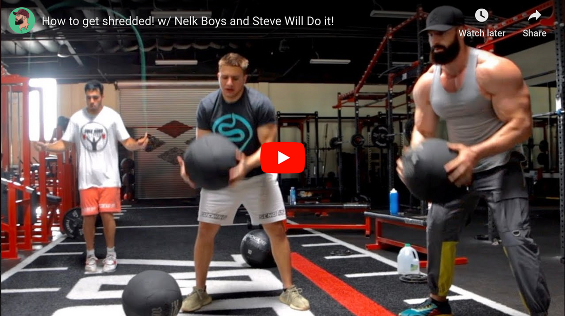 How to get shredded! w/ Nelk Boys and Steve Will Do it! | Bradley Martyn YouTube