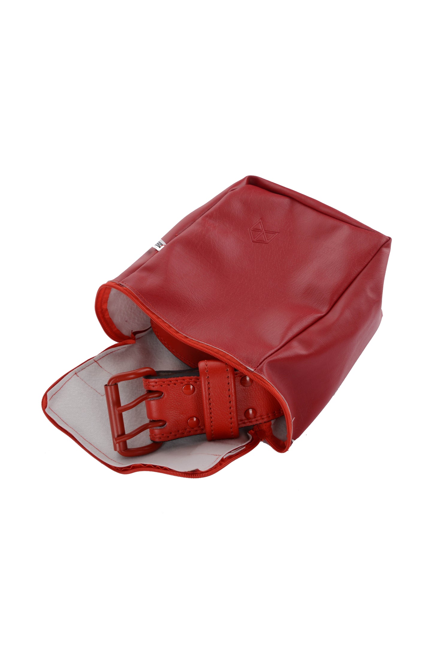 BMFIT Premium All Red Series - Leather Weightlifting Belt